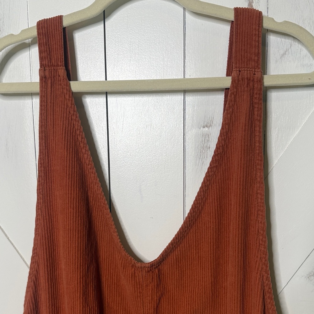 We The Free Corduroy Jumpsuit Burnt Orange Medium - Picture 11 of 16